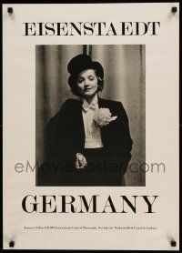 9k317 EISENSTAEDT GERMANY 20x28 museum/art exhibition '81 great image of Marlene Dietrich!