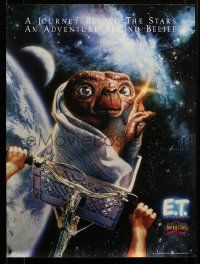 9k536 E.T. ADVENTURE 23x30 special '91 riding in the basket of a flying bicycle by Drew Struzan!
