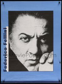 9k547 FEDERICO FELLINI 27x36 Turkish special '80s cool close-up portrait of the director!