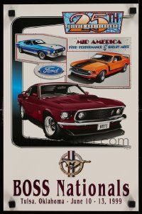 9k550 FORD MUSTANG 11x17 special '99 cool images of sports cars, Boss Nationals!