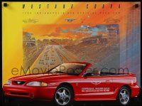 9k552 FORD MUSTANG 17x22 special '94 cool imags of bright red Mustang Cobra!