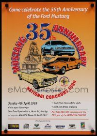 9k553 FORD MUSTANG 17x24 Australian special '99 cool images of sports cars, 35th anniversary!