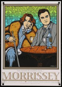 9k351 MORRISSEY signed proof 22x31 art print '07 by artist Jermain Rogers, Weird Lover Wilde!