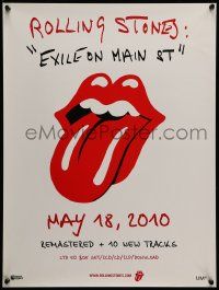 9k406 ROLLING STONES 18x24 music poster '10 Exile on Main St., cool lips art!