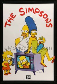 9k276 SIMPSONS vertical tv poster '94 Matt Groening, cool image of cartoon family!