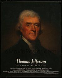 9k654 THOMAS JEFFERSON 24x30 special '97 close-up classic artwork by Rembrandt Peale!