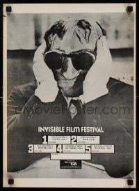 9k226 UNIVERSAL 16 FILM FESTIVAL 13x18 film festival poster '80 cool images, Invisible Man!