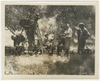 9m048 6 DAYS candid deluxe 8x10 still '25 director Charles Brabin & crew by cameras on the set!