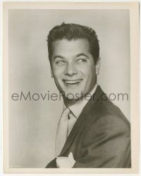 9m073 ALL AMERICAN 8x10.25 still '53 great smiling portrait of handsome young Tony Curtis!