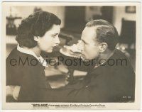 9m146 BRITISH AGENT 8x10.25 still '34 great profile close up of pretty Kay Francis & Leslie Howard!