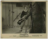 9m229 DESTINATION INNER SPACE 8x10 still '66 sexy Sheree North faces down the monster from the sea!