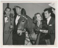 9m292 FRANCIS GOES TO THE RACES candid 8.25x10 still '51 Tony Curtis, Janet Leigh, Wills & mule!
