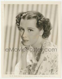 9m313 GLADYS SWARTHOUT 8x10.25 still '35 great head & shoulders portrait wearing pearl necklace!