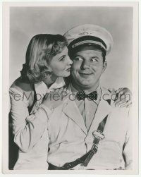9m326 GOOD HUMOR MAN 8x10.25 still '50 Jack Carson excited by Lola Albright about to kiss him!