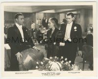 9m354 HISTORY IS MADE AT NIGHT 8x10.25 still '37 Jean Arthur between Charles Boyer & Colin Clive!