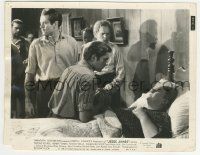 9m419 JESSE JAMES 8x10 still '39 Henry Hull w/ Henry Fonda & Tyrone Power by Darwell's sickbed!