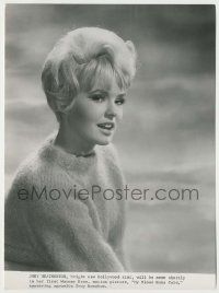 9m428 JOEY HEATHERTON 7x9.75 still '65 great portrait of the sexy blonde from My Blood Runs Cold!