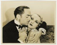 9m462 LADIES' MAN 8x10 still '31 William Powell kisses uninterested Carole Lombard by Richee!