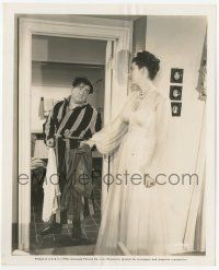 9m484 LITTLE GIANT 8.25x10 still '46 Jacqueline DeWit sends Lou Costello's clothes to get pressed!