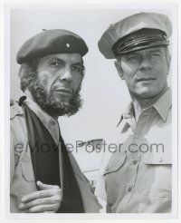 9m534 MISSION IMPOSSIBLE TV 8x10 still '69 close up of Peter Graves & Leonard Nimoy in disguise!