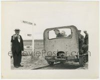 9m615 RAILRODDER 8x10 still '65 Buster Keaton hitchhiking on railroad, last movie he directed!