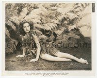 9m630 ROAD TO ZANZIBAR 8.25x10 still '41 sexy naked Dorothy Lamour covered only by leaves!