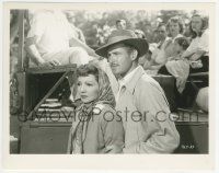 9m740 THREE CAME HOME 8.25x10.25 still '49 close up of worried Claudette Colbert & Patric Knowles!