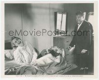 9m755 TOUCH OF EVIL candid 8x10 still '58 Janet Leigh laughing at Orson Welles' joke while filming!