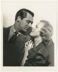 9m792 WHEN YOU'RE IN LOVE 8.25x10 still '37 best close up of Grace Moore & Cary Grant by Lippman!