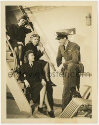 9m816 WOMEN IN WAR 8x10.25 still '40 Knowles, Barrie, Moore & Mae Clarke, who signed the back!