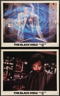 9r880 BLACK HOLE 2 LCs '79 Walt Disney, great images of Maximilian Schell, Anthony Perkins!