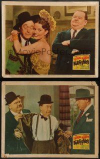 9r883 BULLFIGHTERS 2 LCs '45 great wacky images of Stan Laurel & Oliver Hardy!
