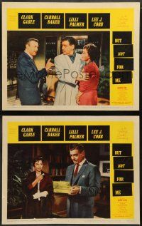 9r884 BUT NOT FOR ME 2 LCs '59 great images of Clark Gable, Lee J. Cobb, Lilli Palmer