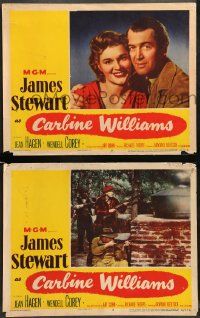 9r885 CARBINE WILLIAMS 2 LCs '52 James Stewart builds gun in prison, sexiest Jean Hagen!