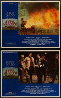 9r896 DEER HUNTER 2 LCs '78 Michael Cimino, Robert De Niro, Walken, top cast, Mantel border art!