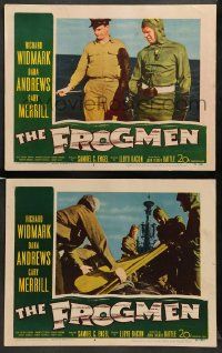 9r911 FROGMEN 2 LCs '51 the thrilling story of Uncle Sam's underwater scuba diver commandos!