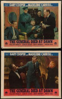9r912 GENERAL DIED AT DAWN 2 LCs R50 Tamiroff w/ Gary Cooper as merc in love w/Madeleine Carroll!