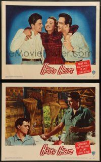 9r924 HASTY HEART 2 LCs '50 Ronald Reagan & Patricia Neal, Richard Todd, most raved about hit!