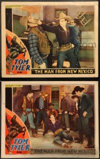 9r946 MAN FROM NEW MEXICO 2 LCs '32 images of western cowboy Tom Tyler, a different Robert Walker!