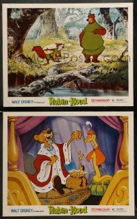 9r977 ROBIN HOOD 2 LCs '73 Walt Disney's cartoon version, the way it REALLY happened!