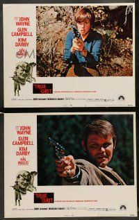 9r988 TRUE GRIT 2 LCs '69 John Wayne as Rooster Cogburn, Kim Darby, Glen Campbell!