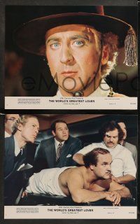 9r508 WORLD'S GREATEST LOVER 8 color 11x14 stills '77 Dom DeLuise, most romantic Gene Wilder!