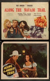 9r048 ALONG THE NAVAJO TRAIL 8 LCs '45 Roy Rogers with pretty Dale Evans & Estelita Rodriguez!