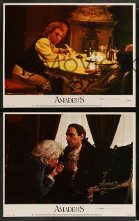 9r751 AMADEUS 3 LCs '84 Milos Foreman, Mozart biography, winner of 8 Academy Awards!