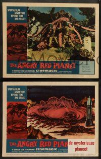 9r520 ANGRY RED PLANET 7 LCs '60 images of soldiers on strange planet + bat rat spider monster!