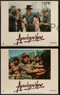 9r637 APOCALYPSE NOW 4 LCs '79 Coppola, Vietnam, Robert Duvall, Martin Sheen, USO Playboy bunnies!