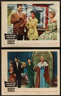 9r759 AUNTIE MAME 3 LCs '58 Rosalind Russell, Forrest Tucker, Waterman and Gilchrist!