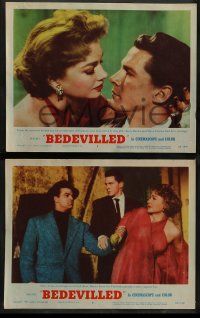9r649 BEDEVILLED 4 LCs '55 great images of Steve Forrest & sexy French Anne Baxter!