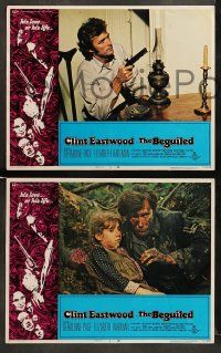 9r095 BEGUILED 8 LCs '71 Clint Eastwood & Geraldine Page, directed by Don Siegel!
