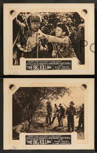 9r770 BIG KILLING 3 LCs '28 images of hillbillies Wallace Beery & Raymond Hatton!